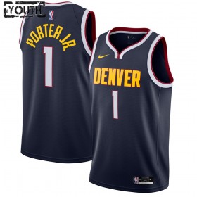 Barn Denver Nuggets Tröja Michael Porter Jr. 1 2020-2021 Nike Icon Edition Swingman